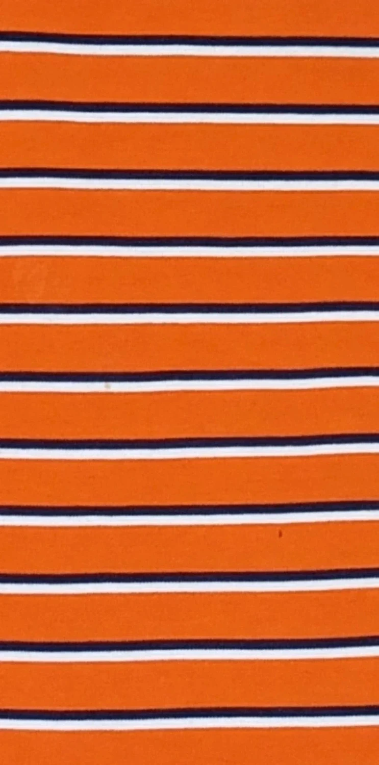 Polo Ralph Lauren Pima Soft Touch orange Rayures bleu blanc Taille XL – photo 10